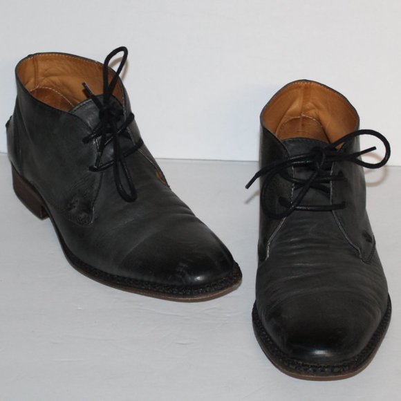 JOHN VARVATOS Leather Ankle Boots main image 8